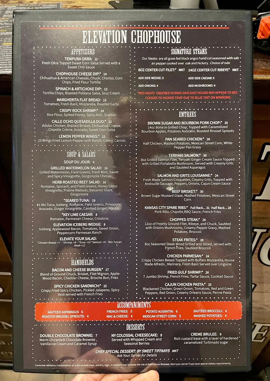 Menu 5