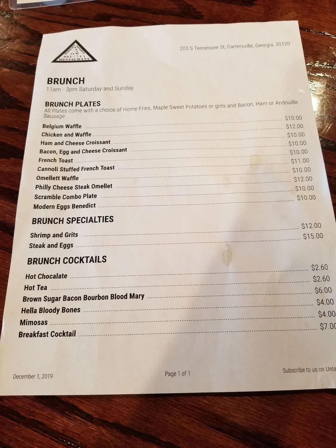 Menu 2