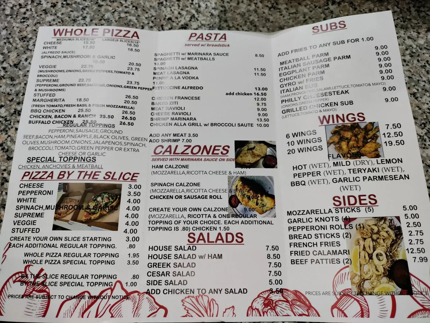 Menu 6