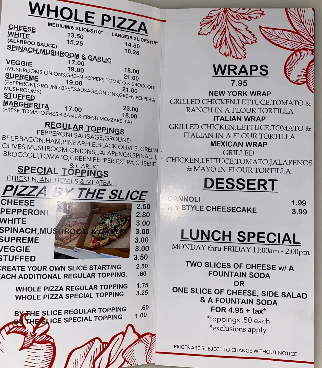 Menu 4