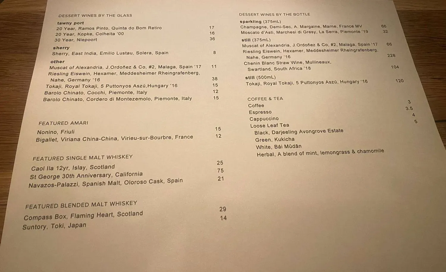 Menu 2