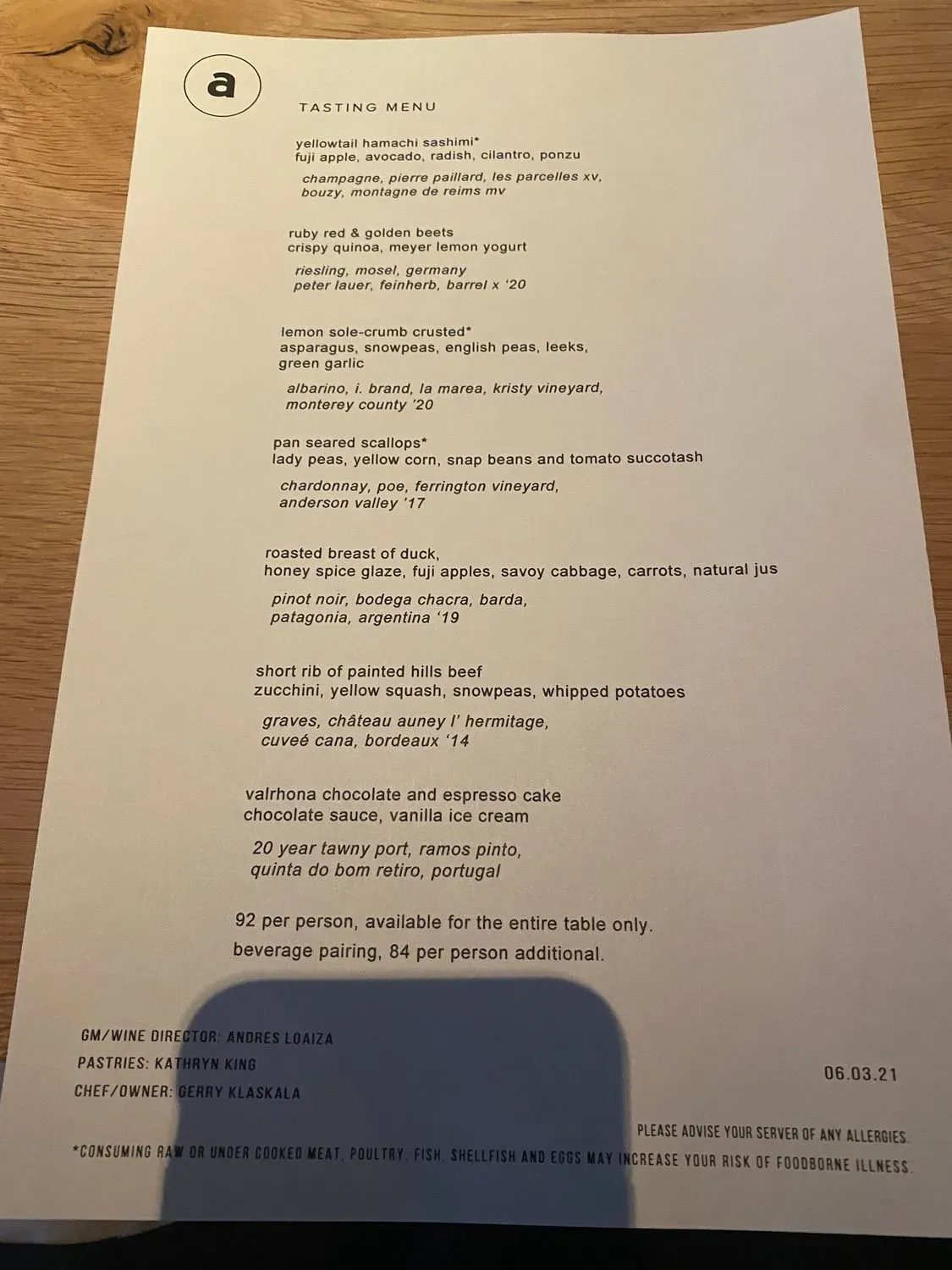 Menu 4