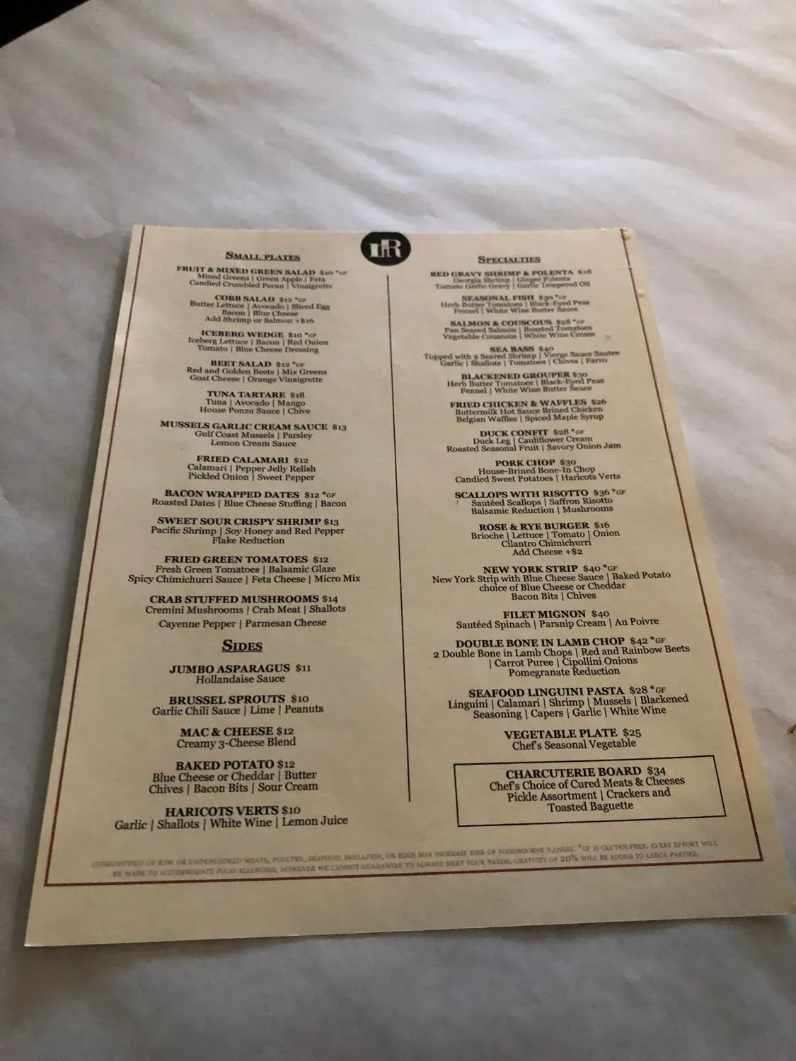 Menu 2