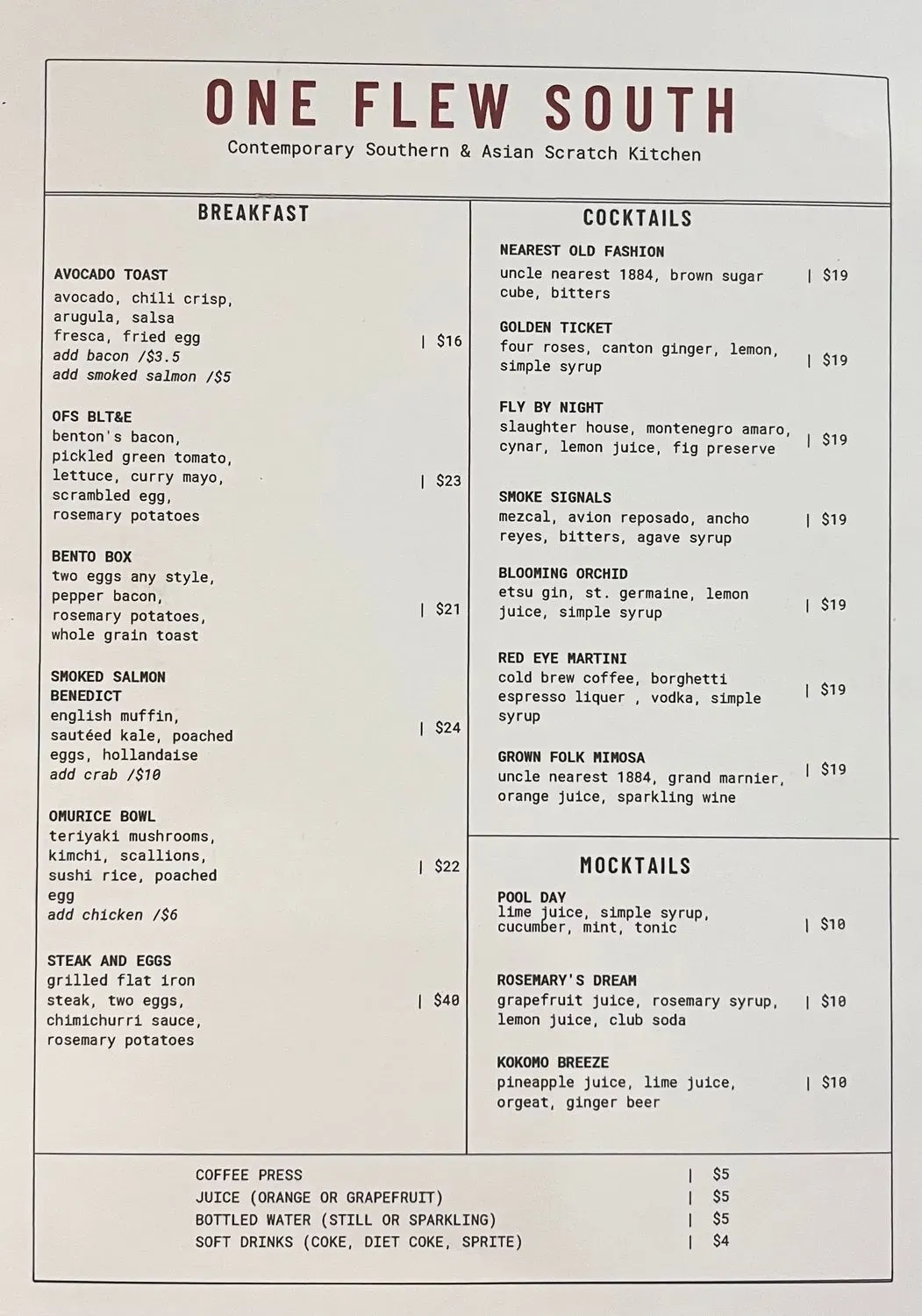 Menu 2