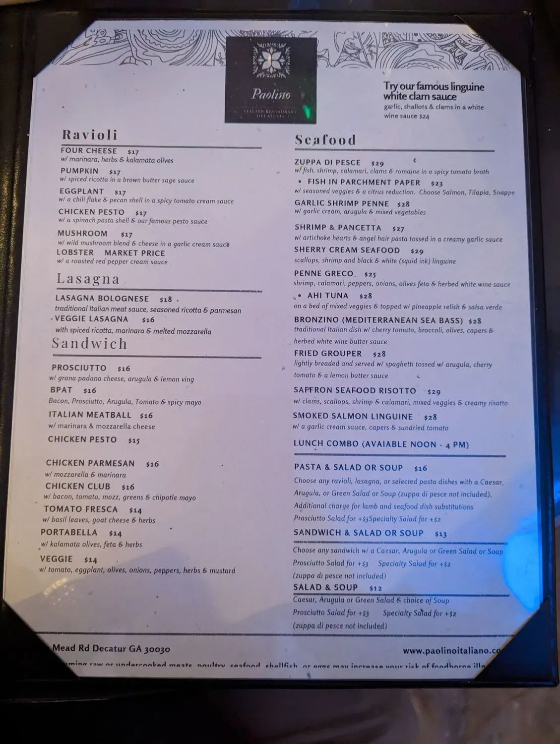 Menu 2