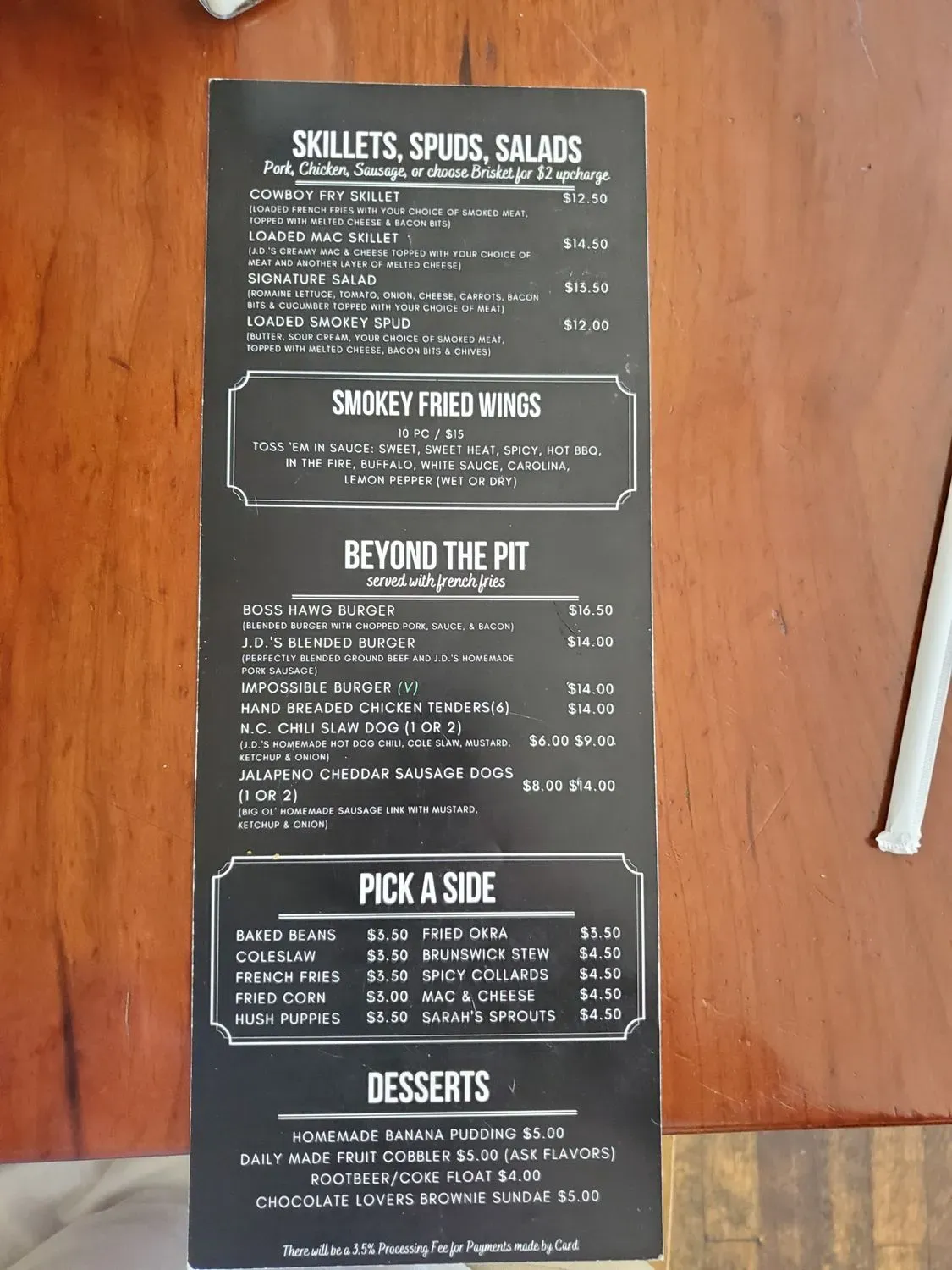 Menu 6