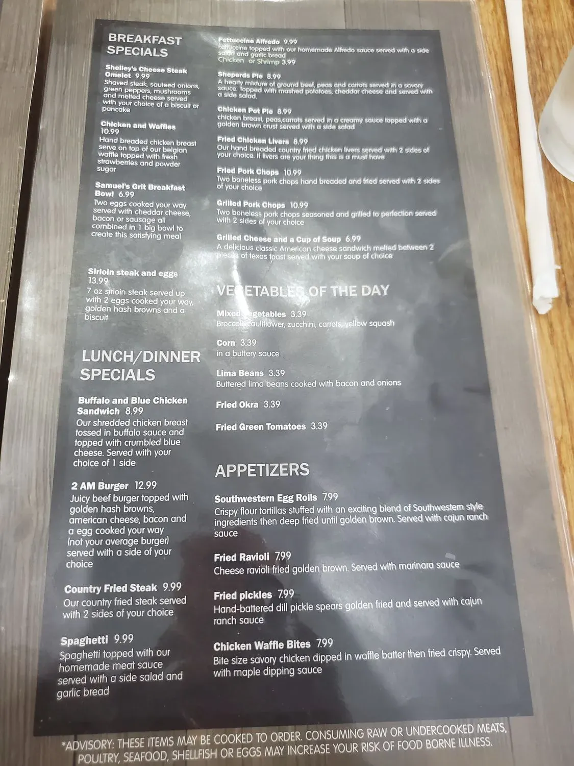 Menu 6