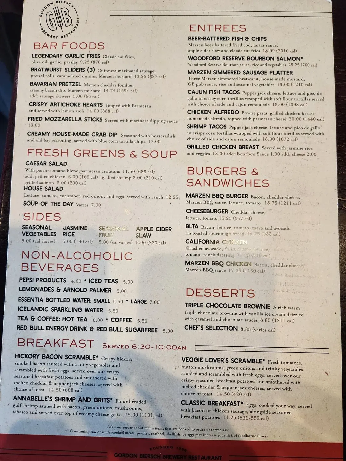 Menu 4