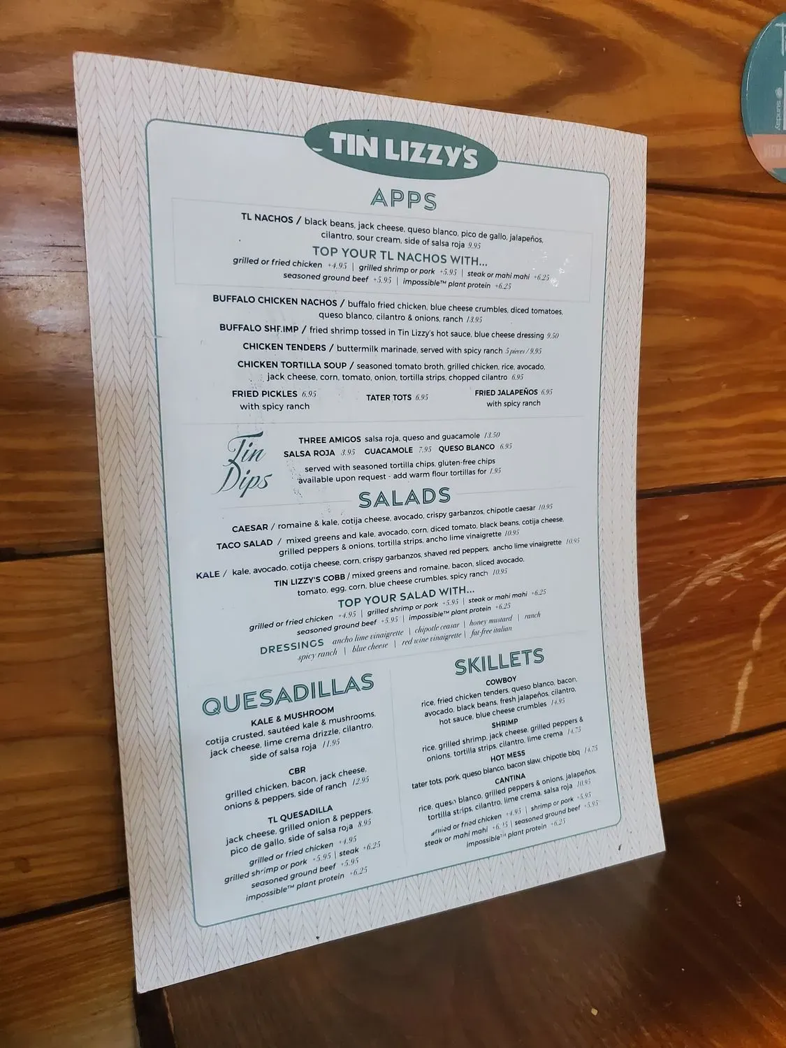 Menu 5