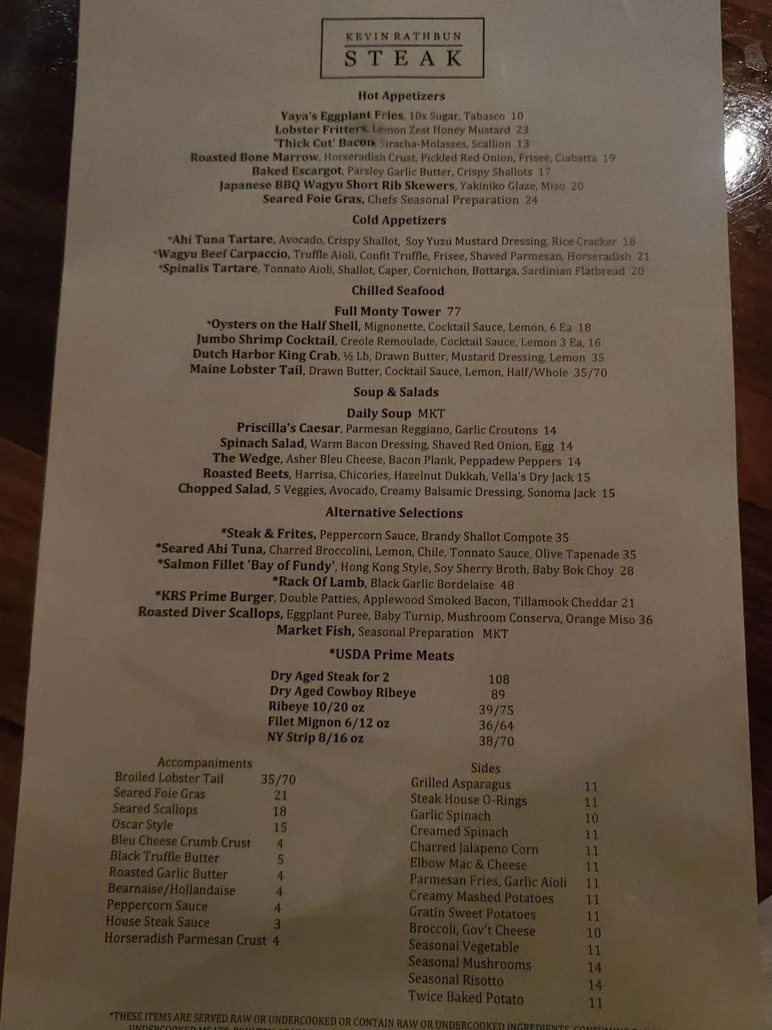 Menu 6