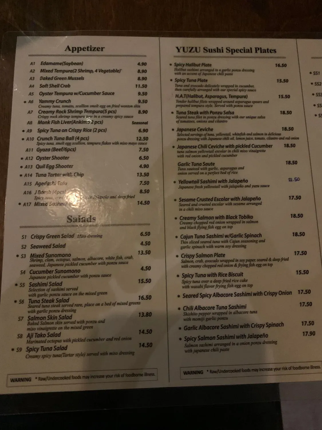 Menu 3