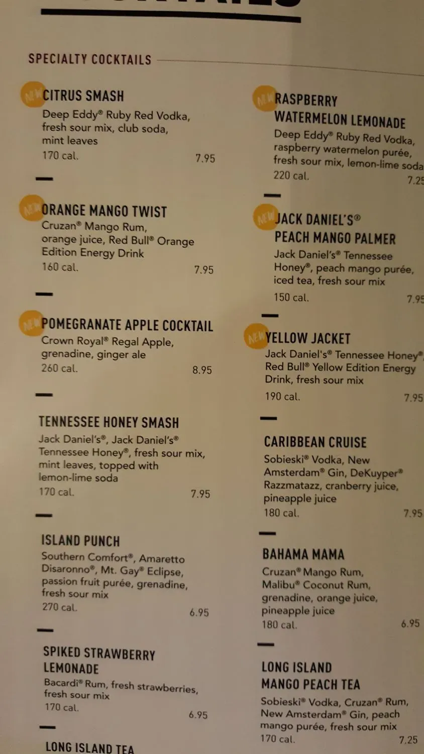 Menu 2