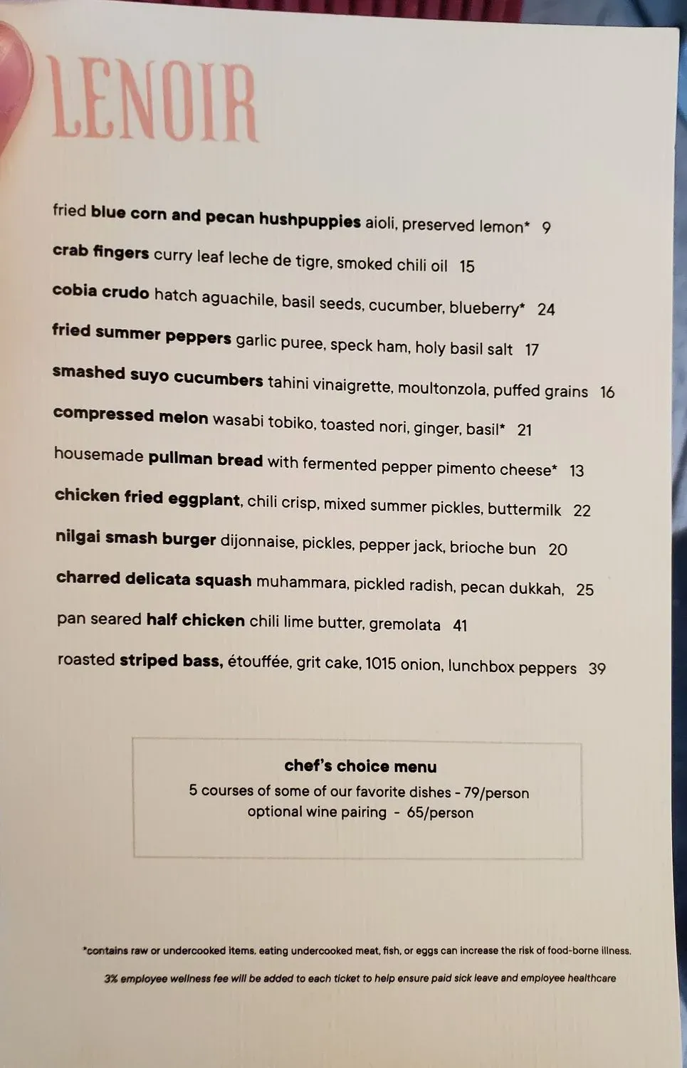 Menu 3