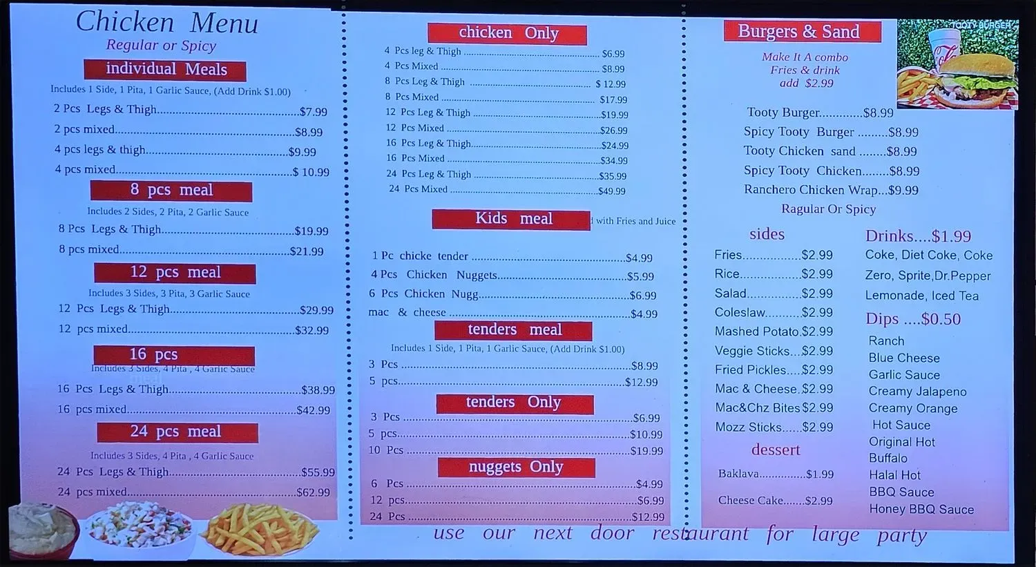 Menu 2