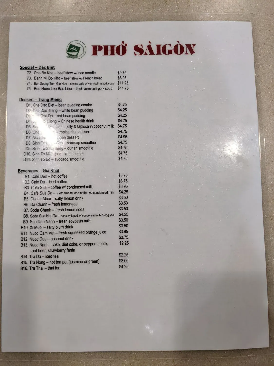 Menu 6