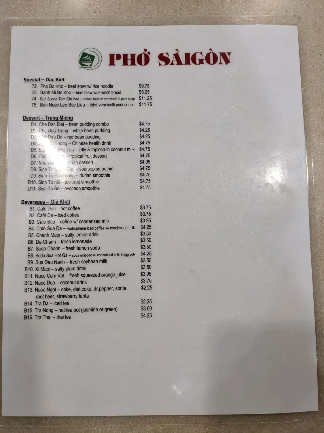 Menu 6