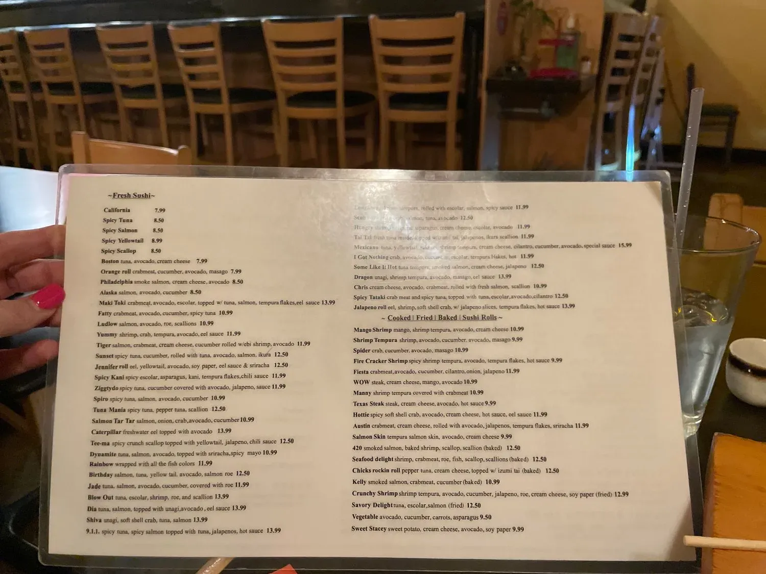 Menu 5