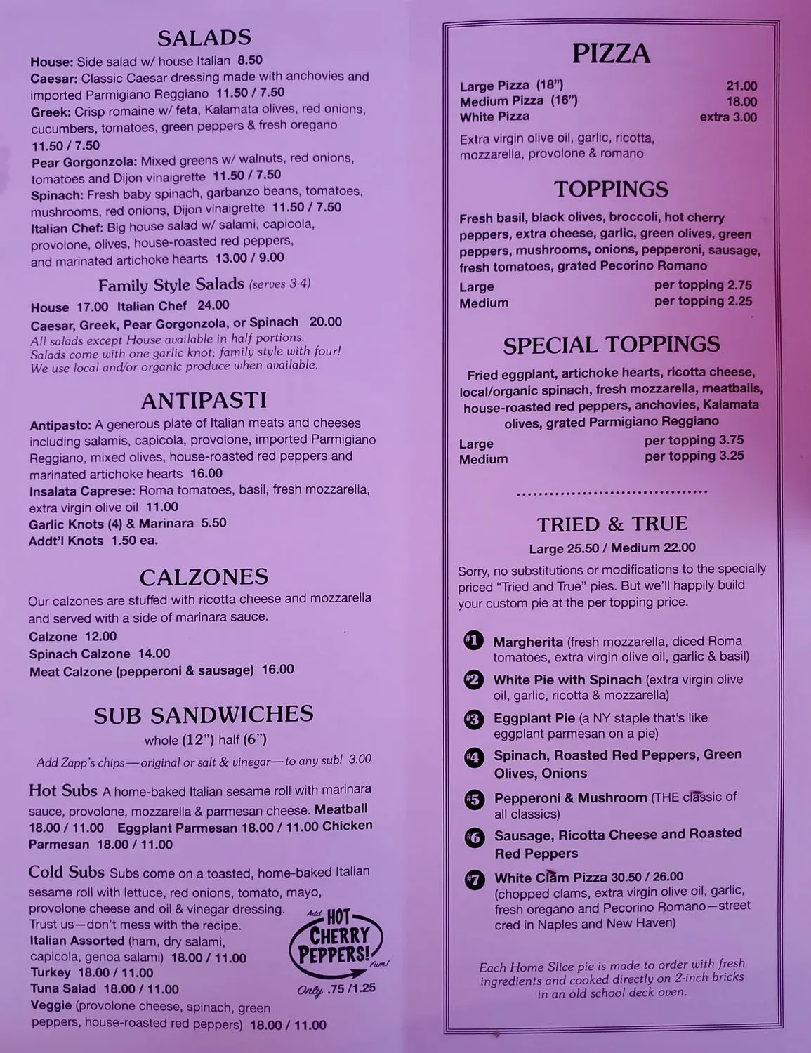 Menu 3