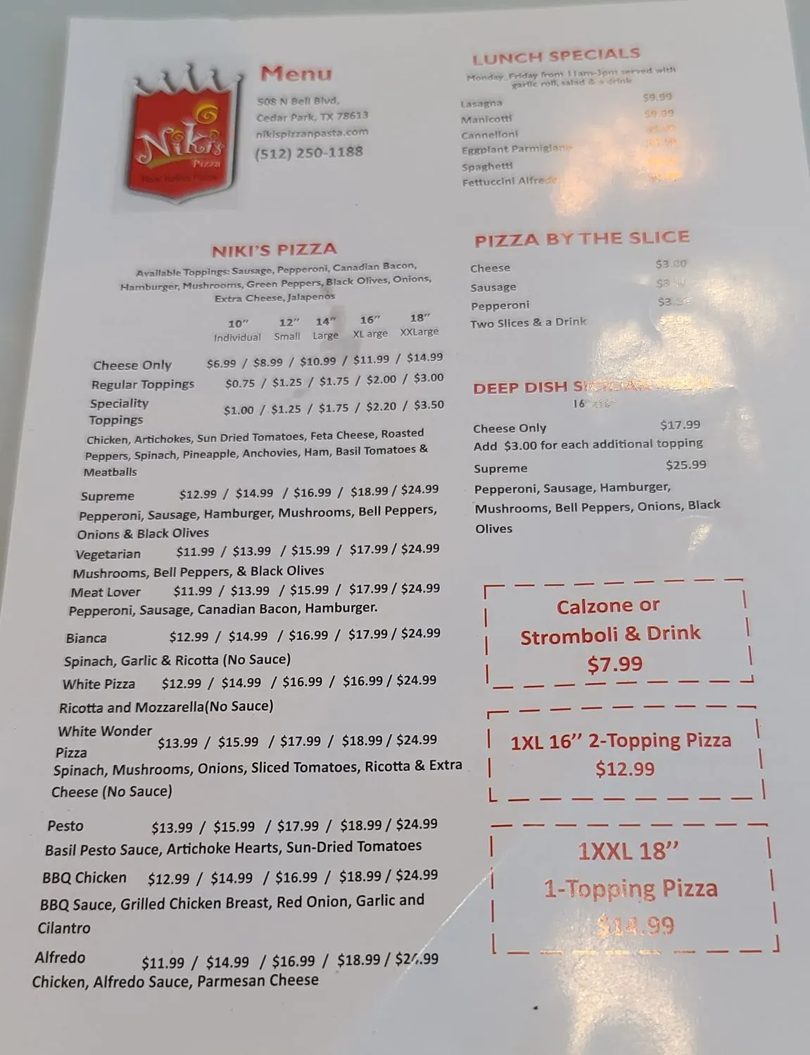 Menu 2