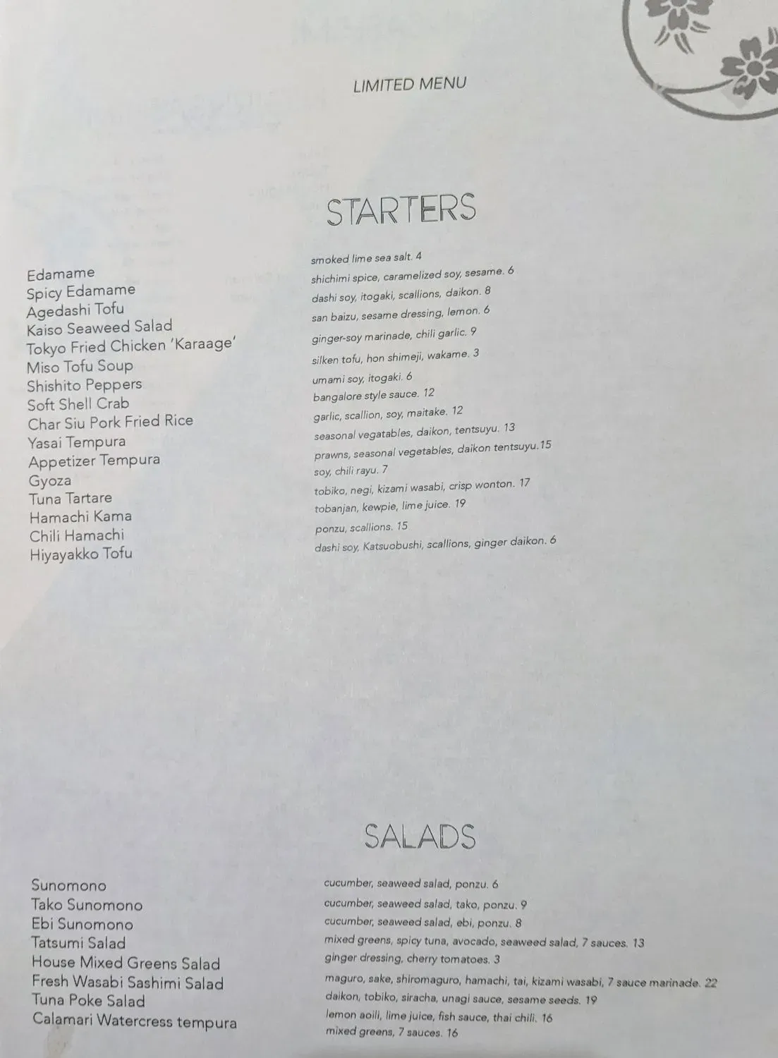 Menu 2