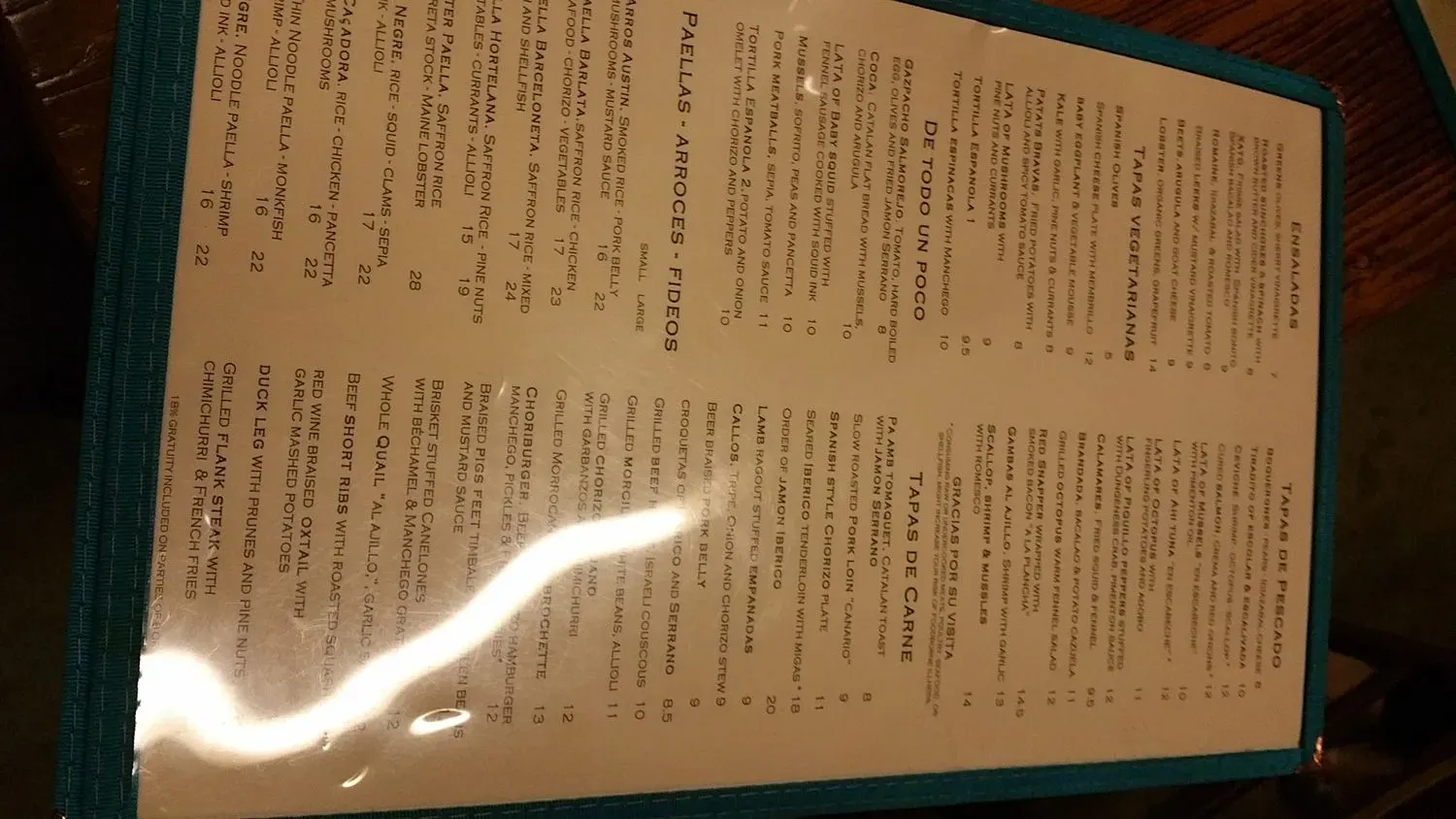 Menu 5