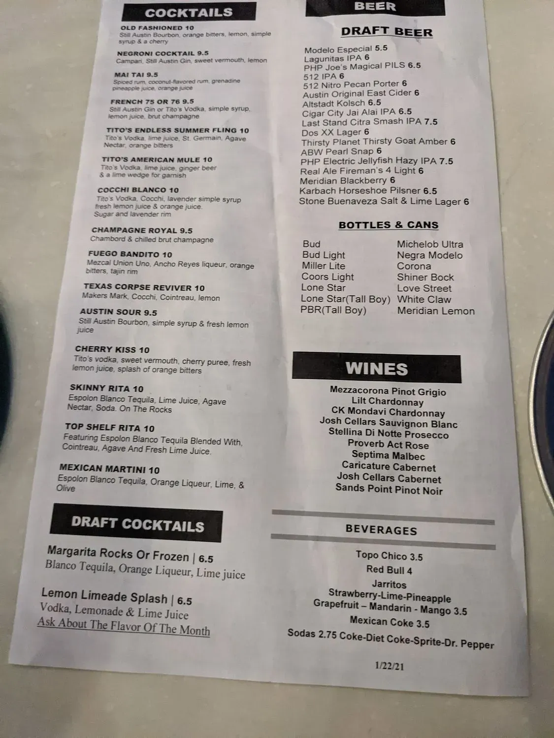 Menu 4