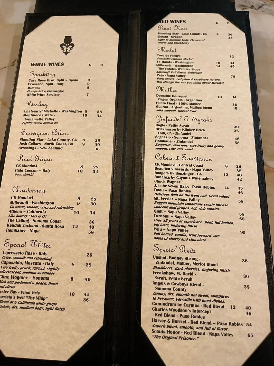 Menu 6