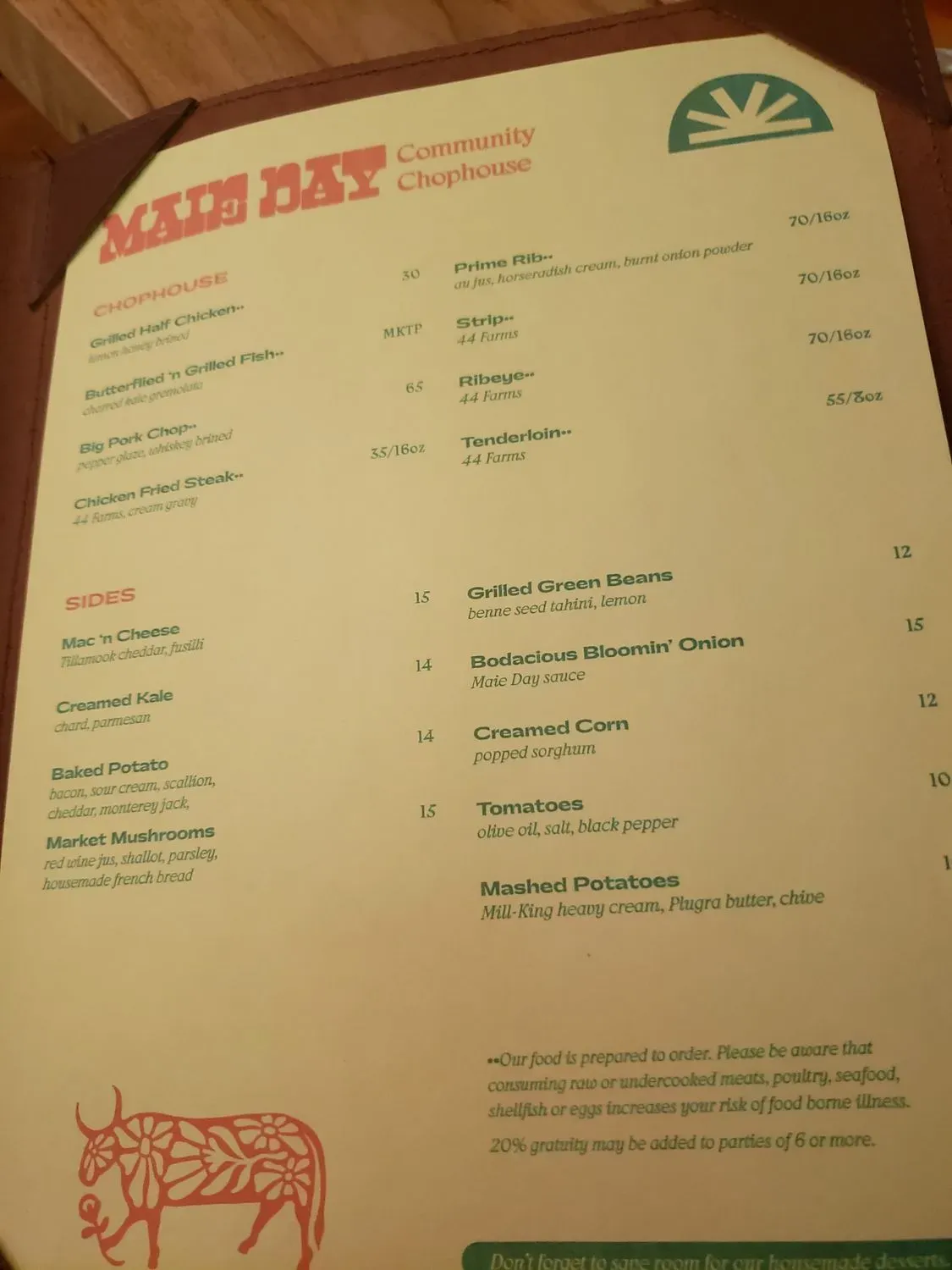 Menu 4