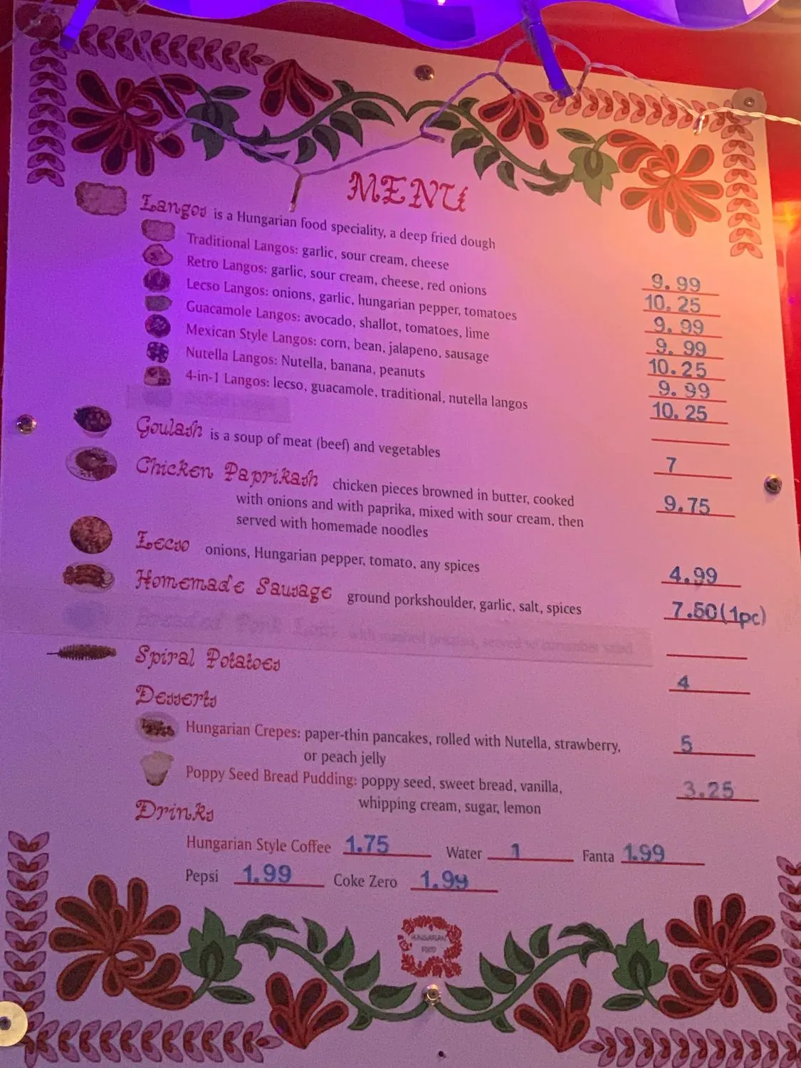 Menu 6