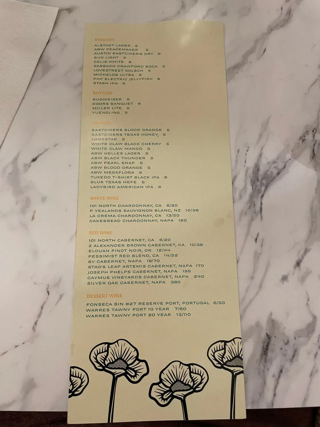 Menu 2