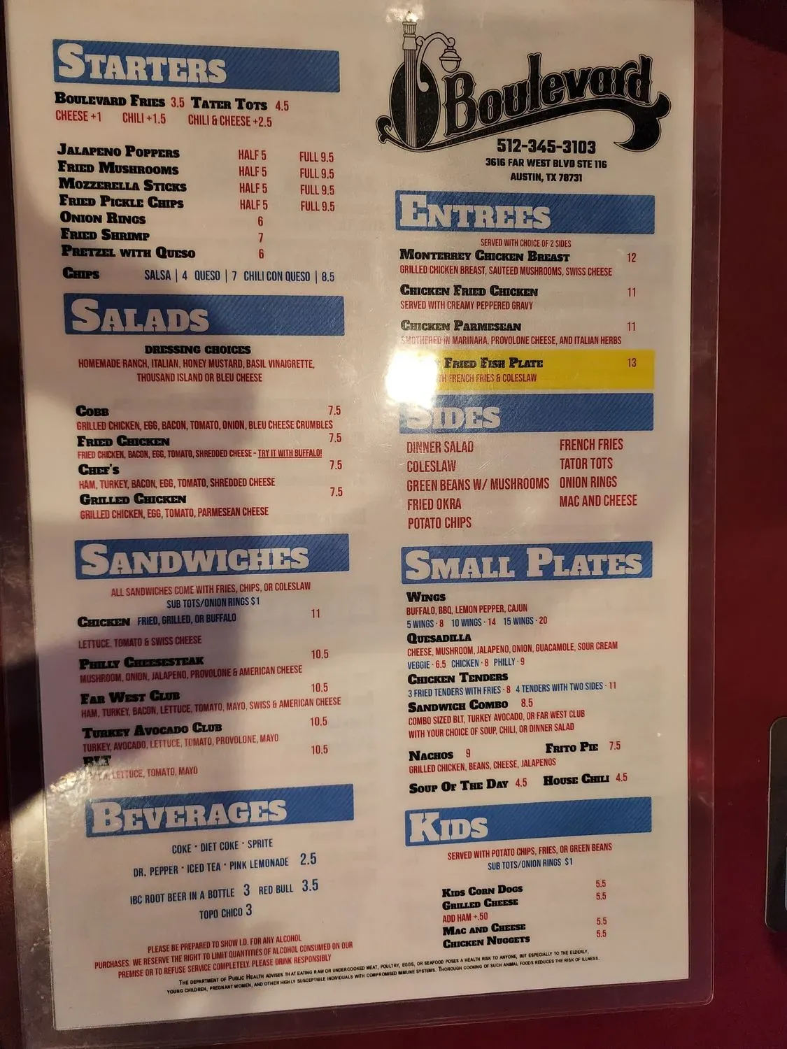 Menu 6