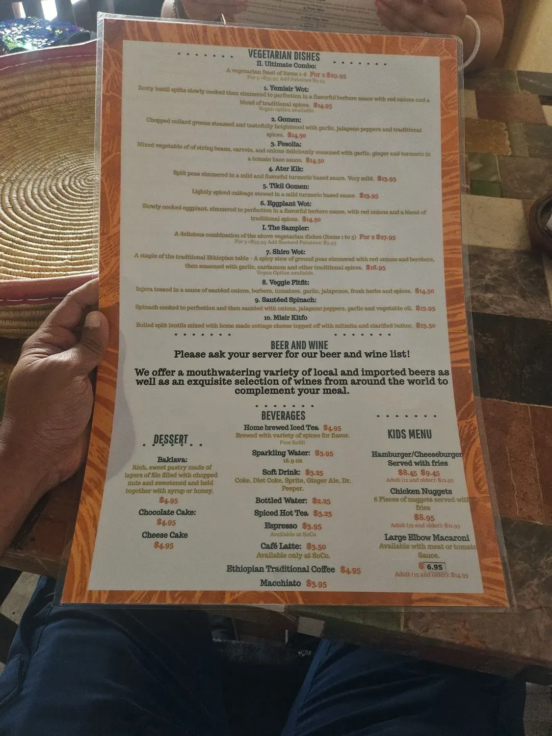 Menu 4