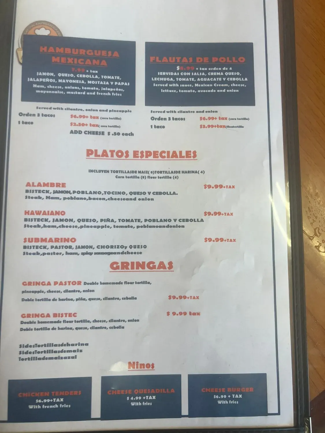 Menu 4