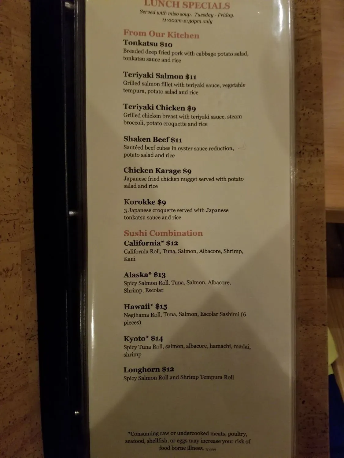 Menu 4