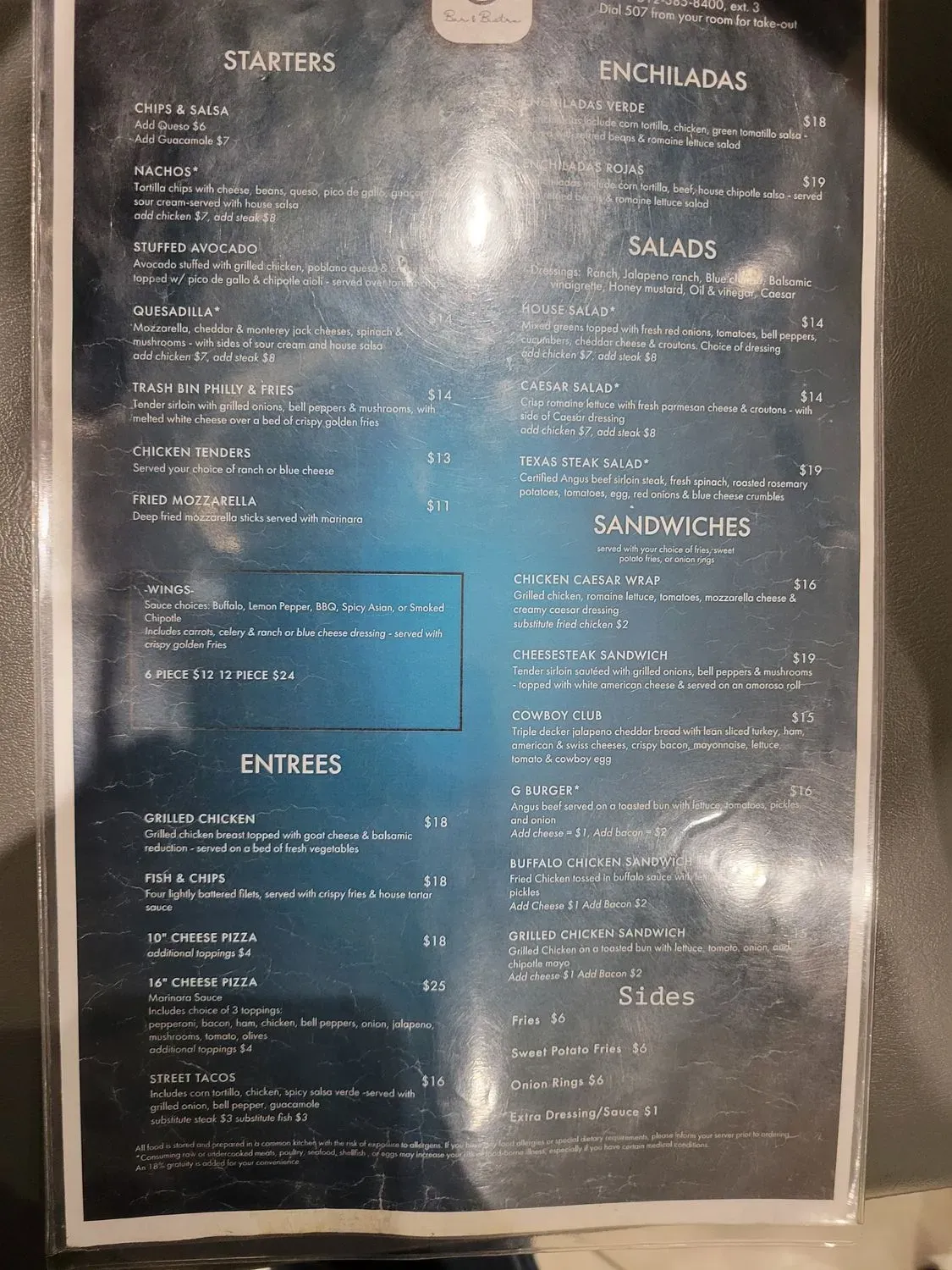 Menu 3