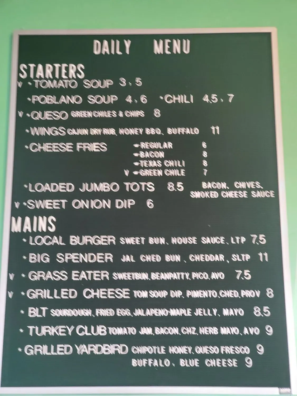 Menu 3