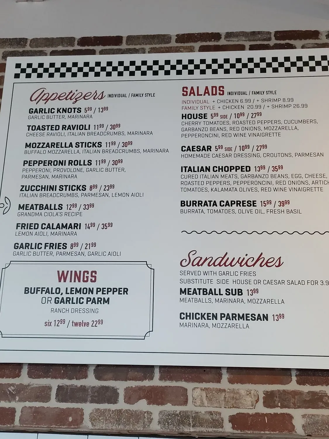 Menu 5