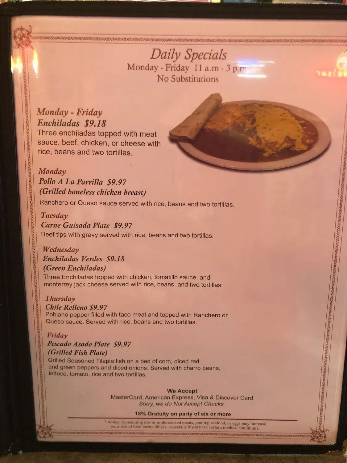 Menu 6