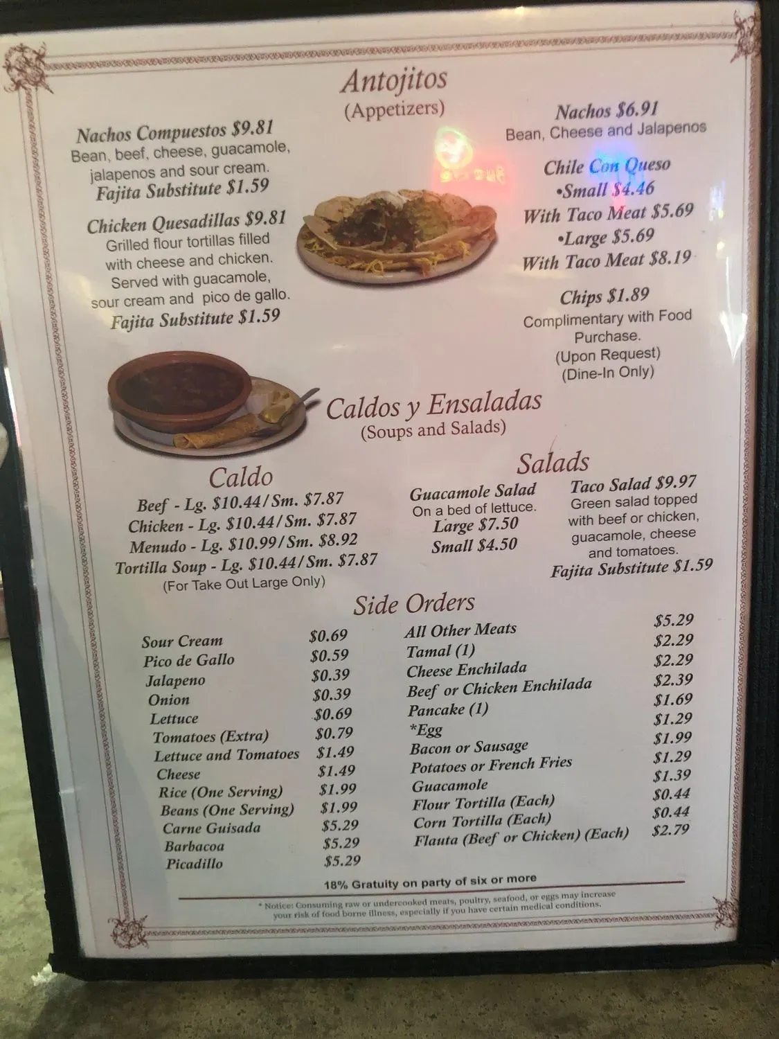 Menu 3