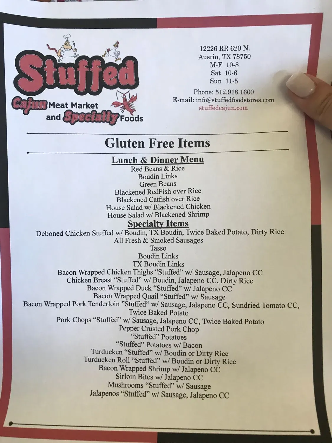 Menu 6