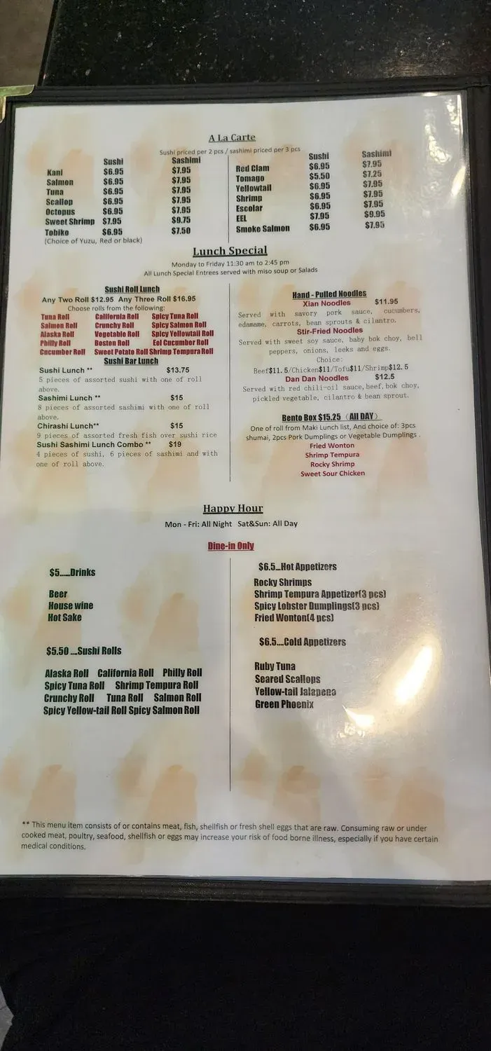 Menu 6