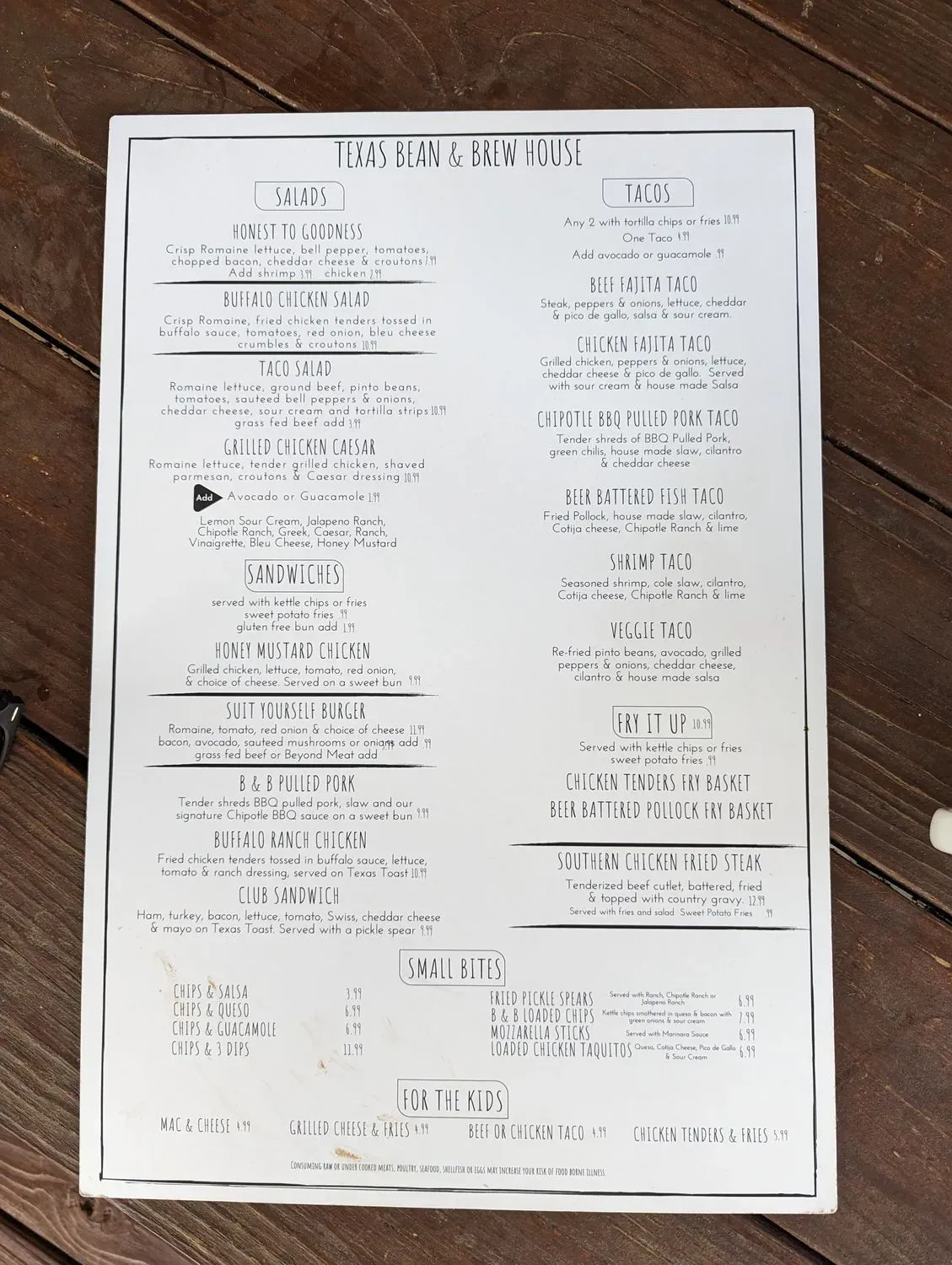 Menu 4