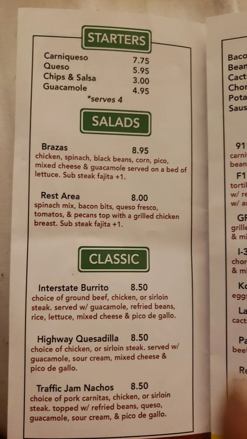 Menu 5