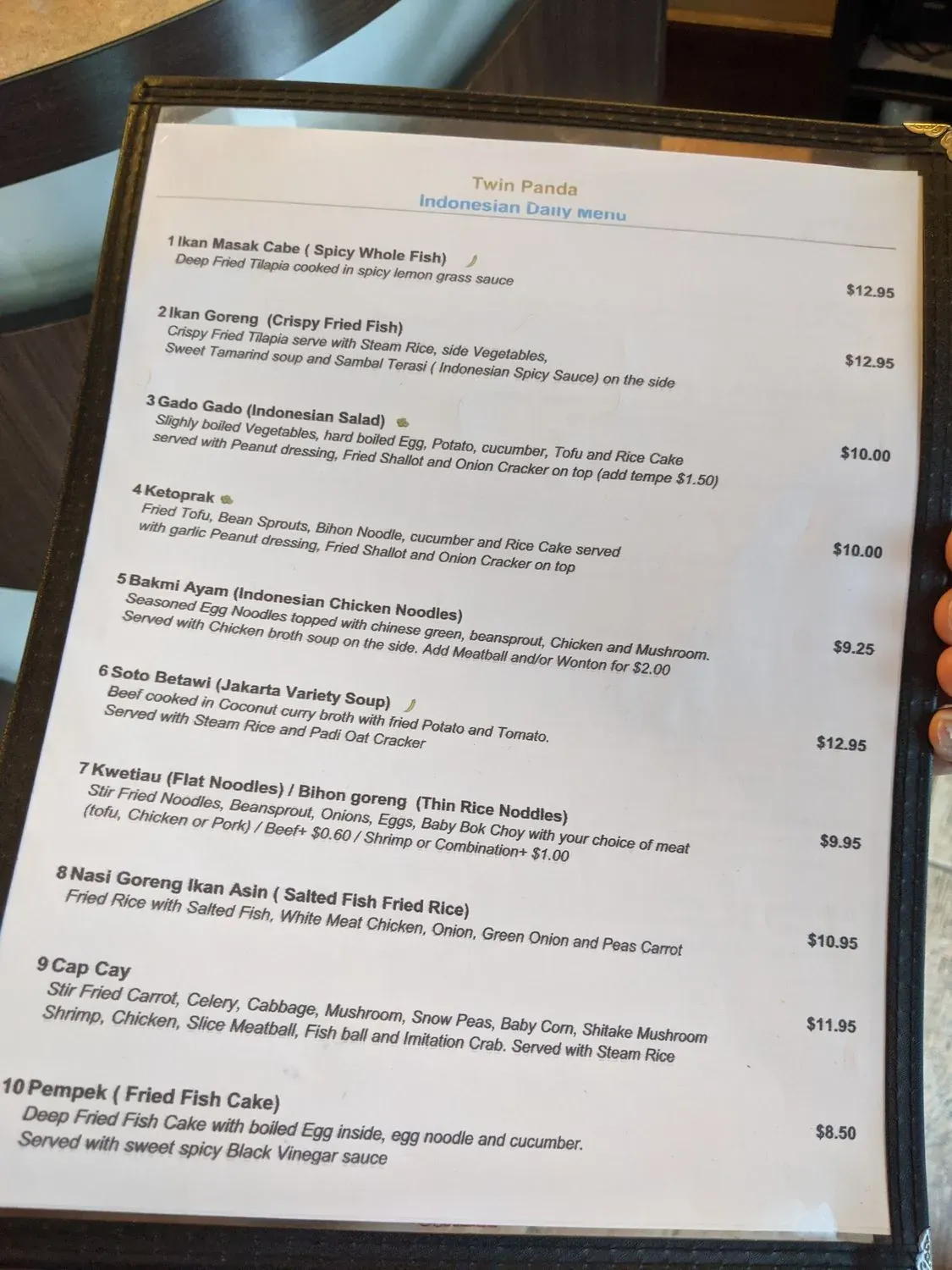 Menu 4