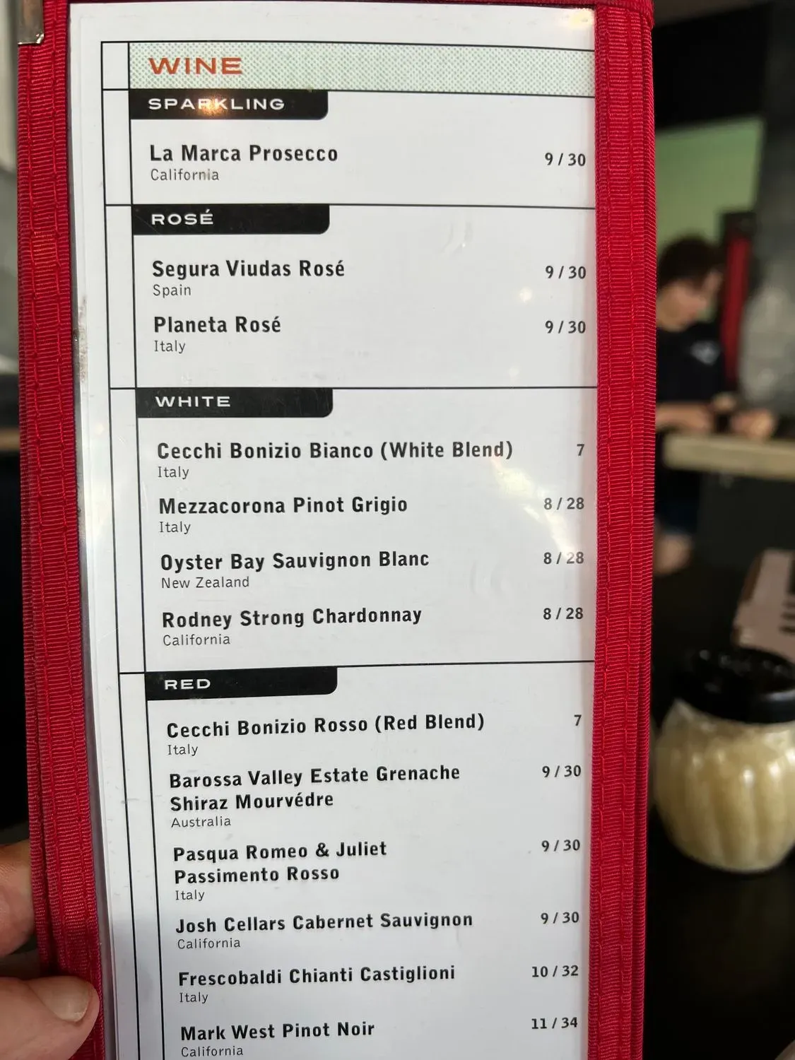 Menu 5