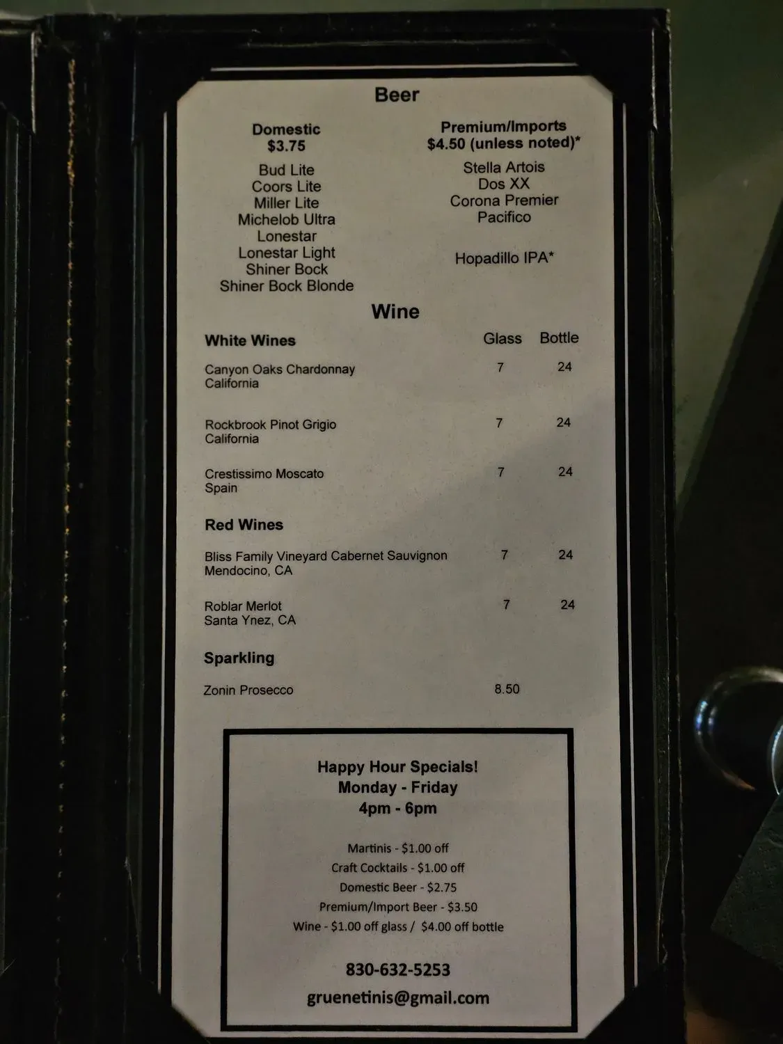 Menu 6