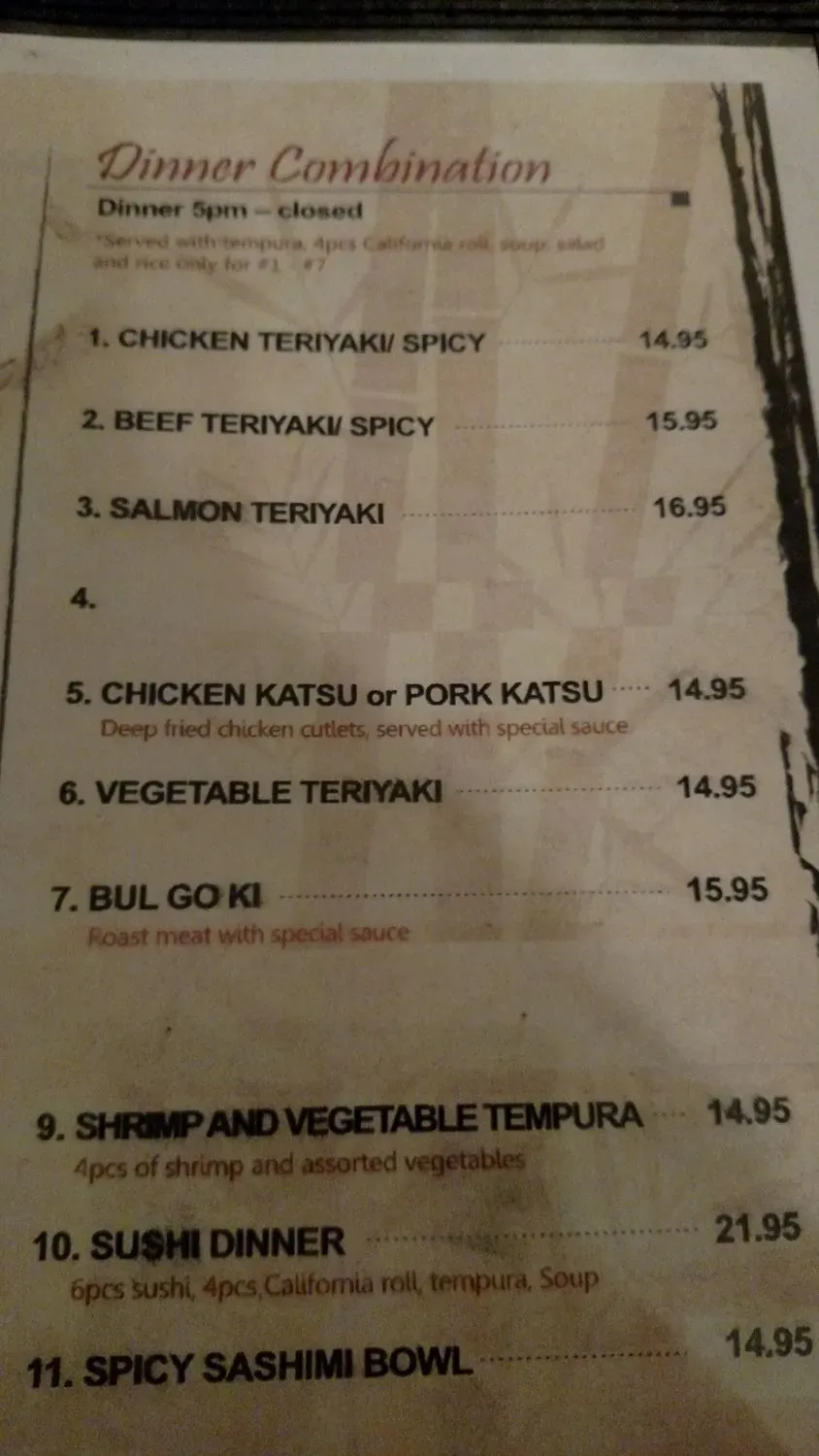 Menu 6