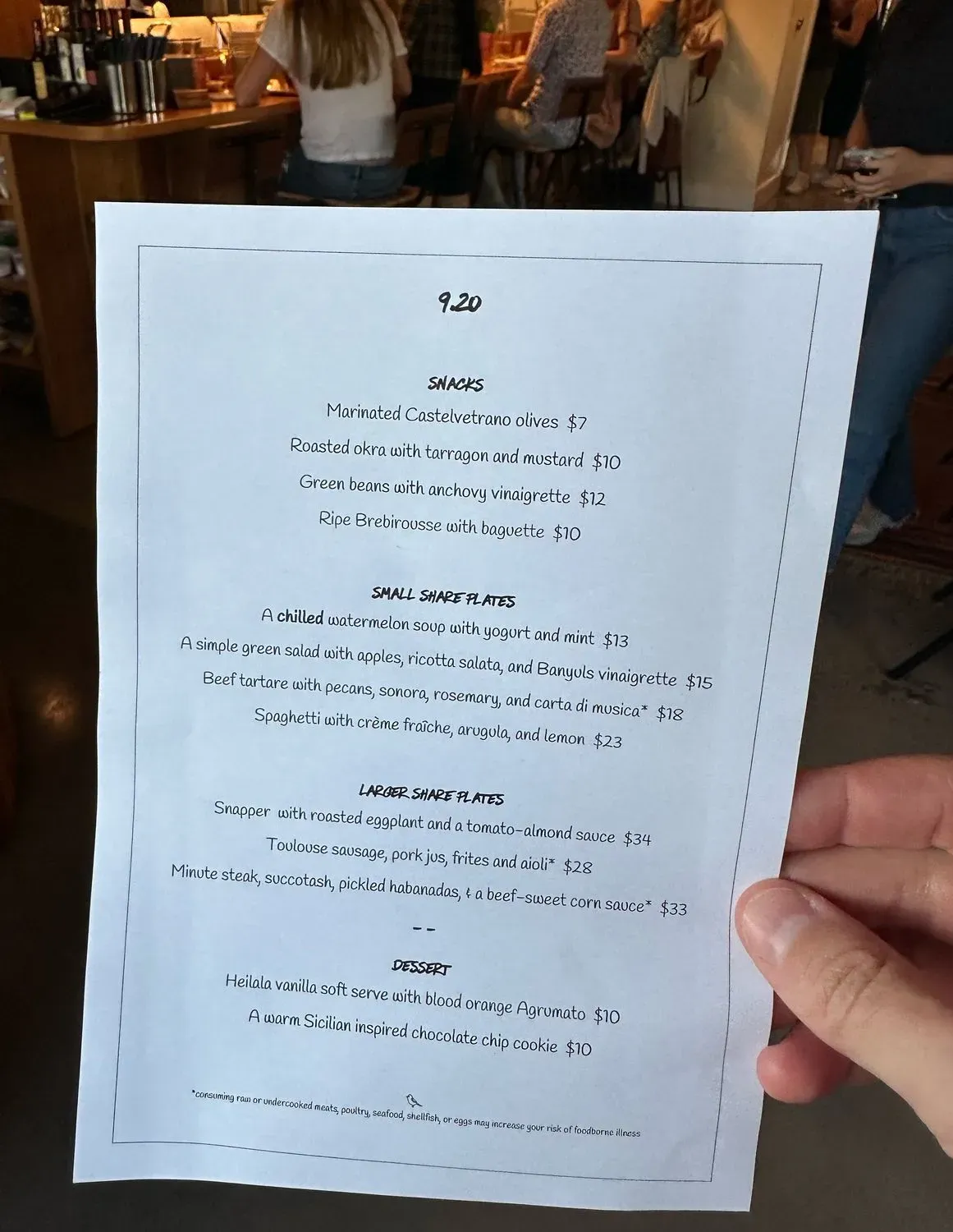 Menu 4