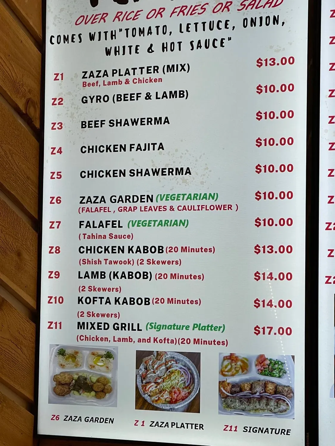 Menu 3