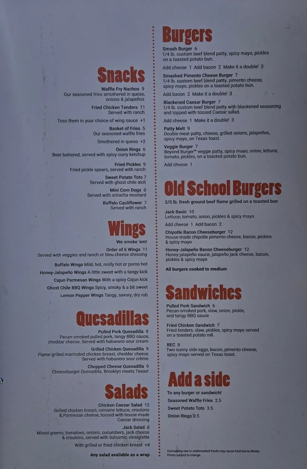 Menu 2